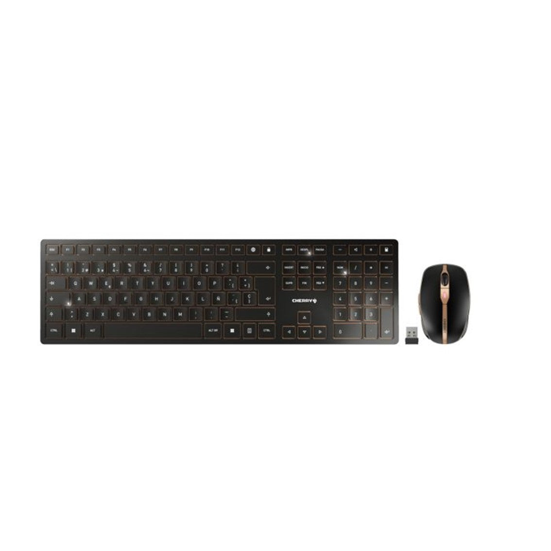 Teclado y Ratón Inalámbricos Cherry DW 9100 Slim con Conexión Bluetooth y RF