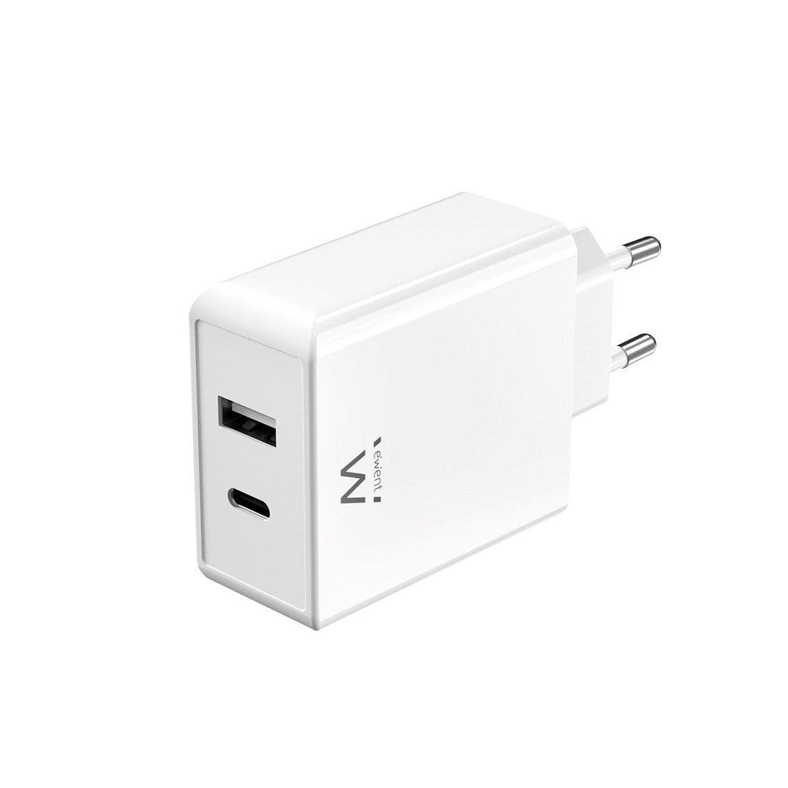 Cargador Ewent EW1328 45W USB-C y USB-A con Carga Rápida
