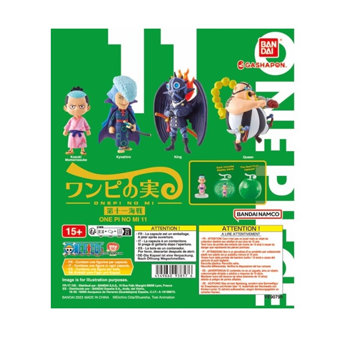 Lote de 20 Figuras Gashapon Bandai - ONE PIECE