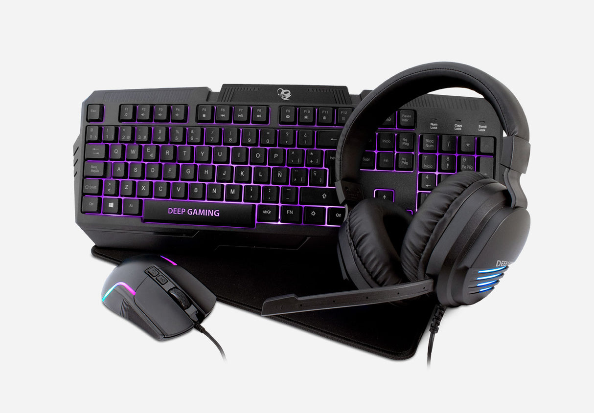 Kit Gaming X-Wing 2: Teclado, Ratón, Auriculares y Alfombrilla