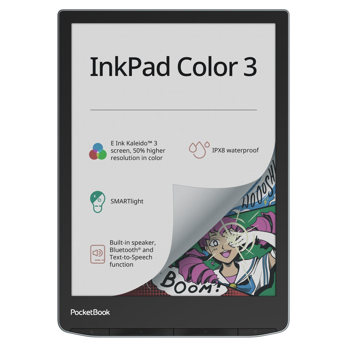 PocketBook InkPad Color 3 - E-book 7.8 pulgadas 32GB en Color Stormy Sea