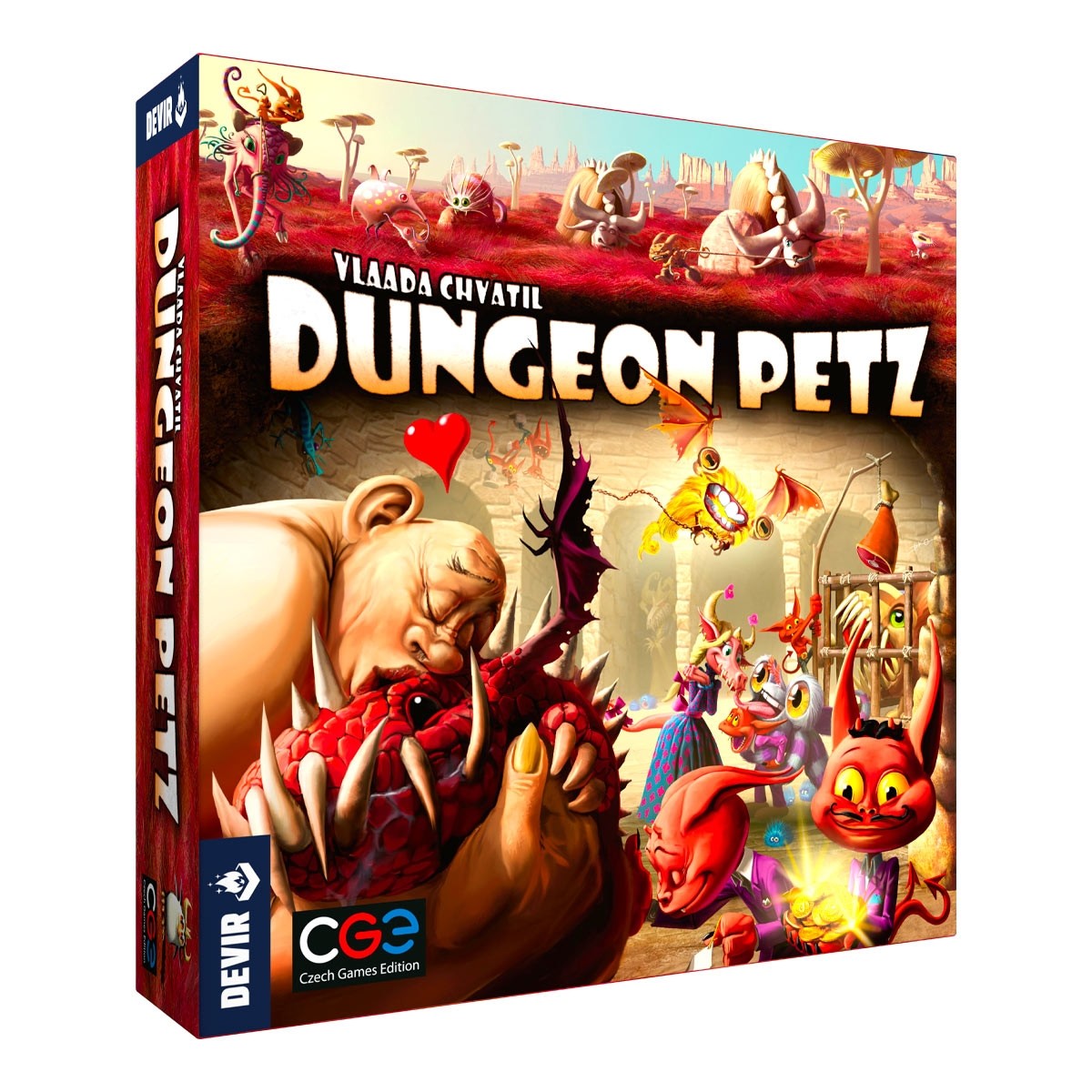 Dungeon Petz - Juego de mesa (+13 años)