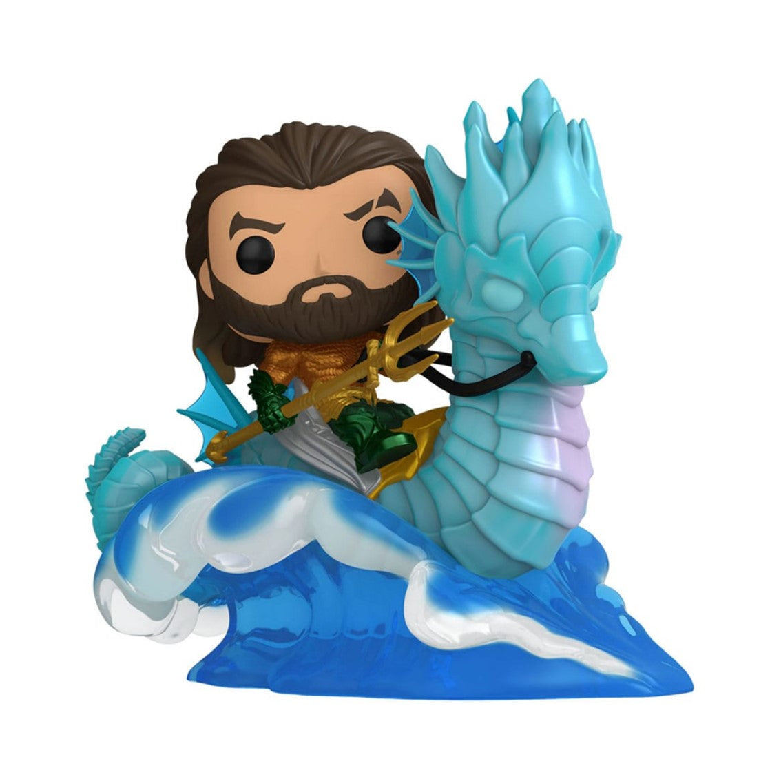 Figura Funko Pop Ride Deluxe Aquaman y Storm - DC Comics