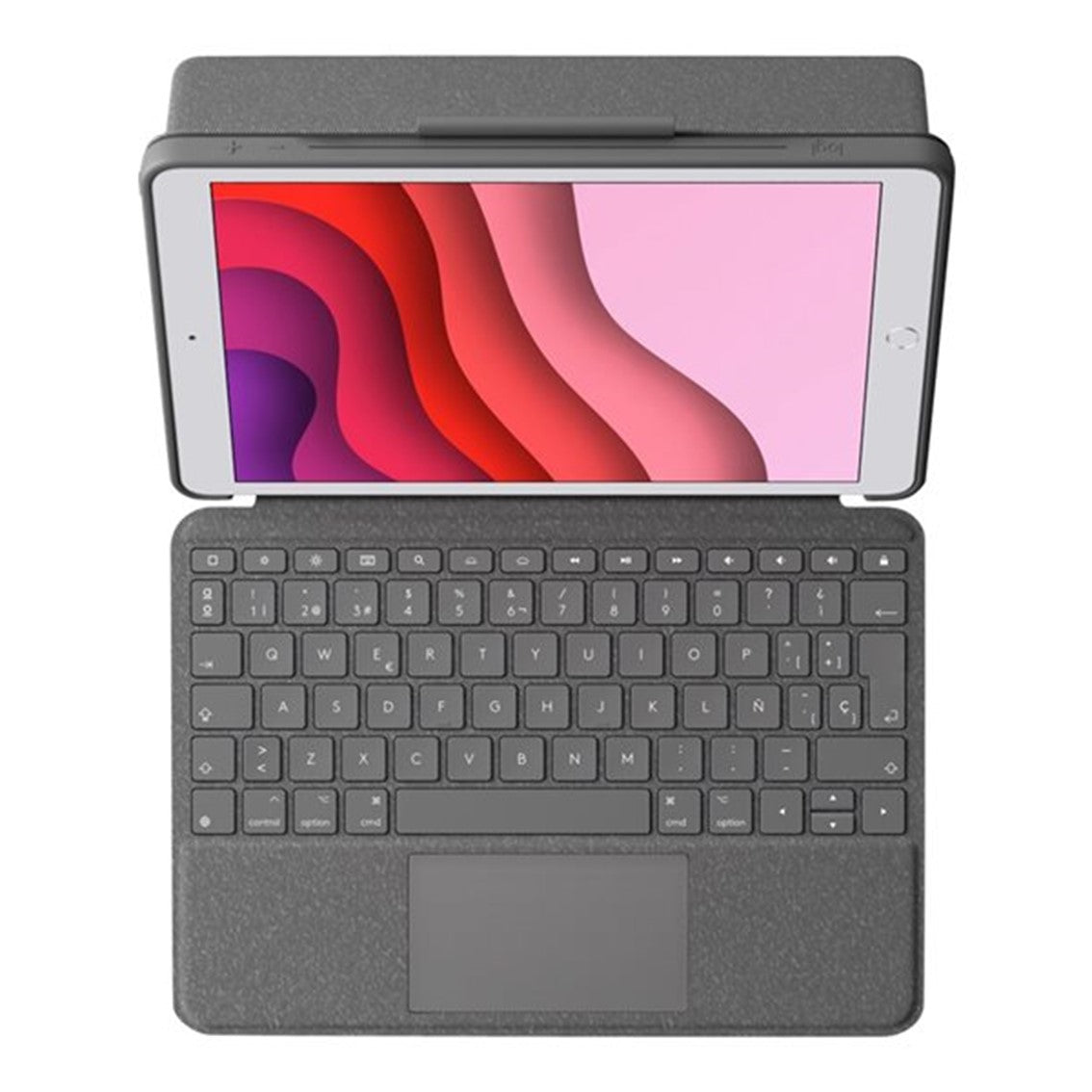 Funda Logitech Combo Touch con teclado para iPad de 10.9 pulgadas, Gris Oxford