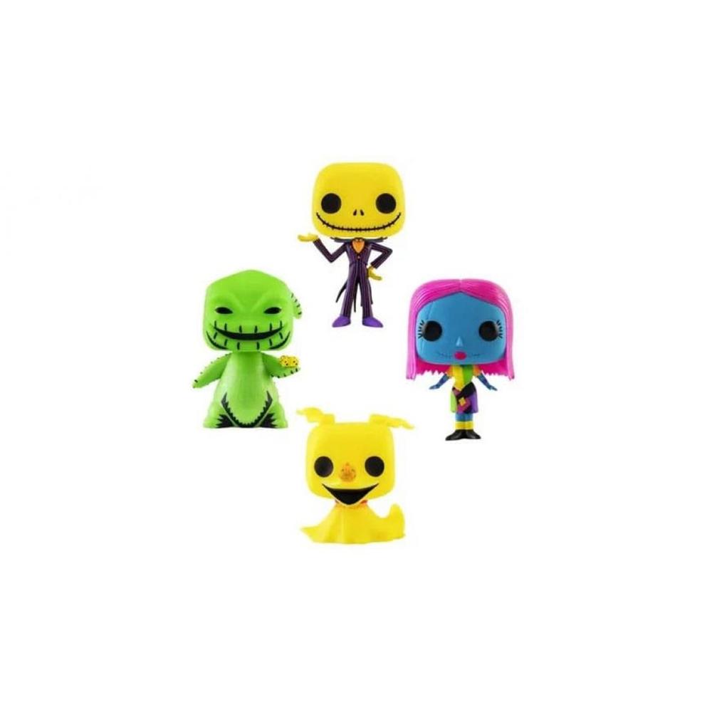 Pack de 4 Funko Pop Disney: Pesadilla Antes de Navidad