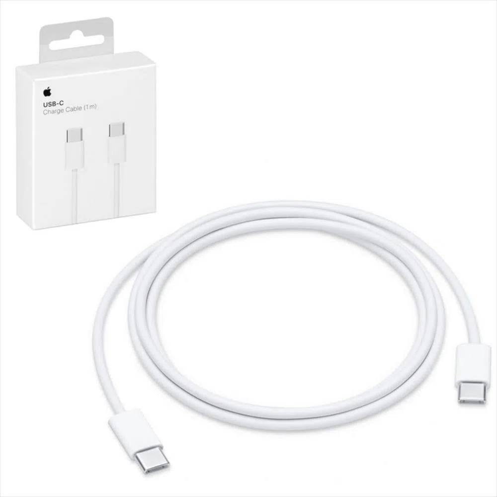 Cable USB-C de 1 m para iPhone y MacBook - Blanco