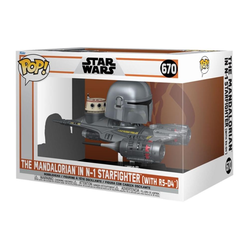 Mandaloriano y N-1 Starfighter Funko Pop Rides 76549