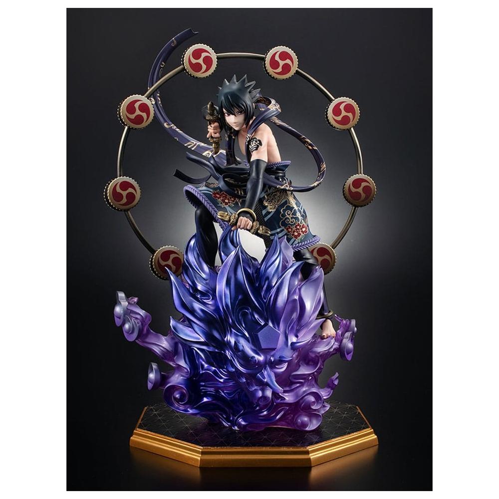 Figura Megahouse GEM SERIES Sasuke Uchiha - Dios del Trueno (28 cm)