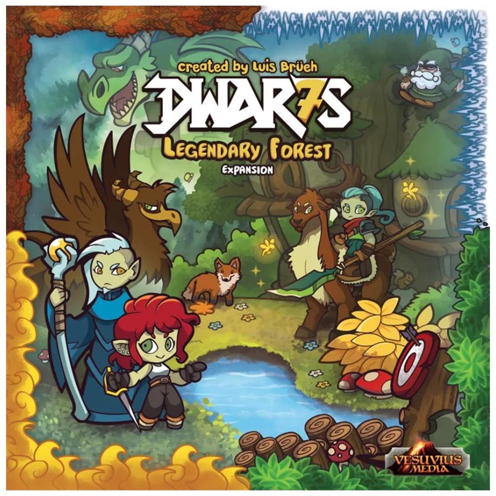 Expansión Dwar7s Legendary Forest: Reúne 4 Microexpansiones y Miniatura de Blancanieves
