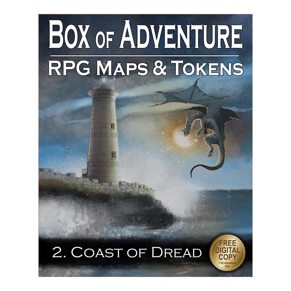 Box of Adventure: Coast of Dread - Juego de mesa (+14 años) (Inglés)