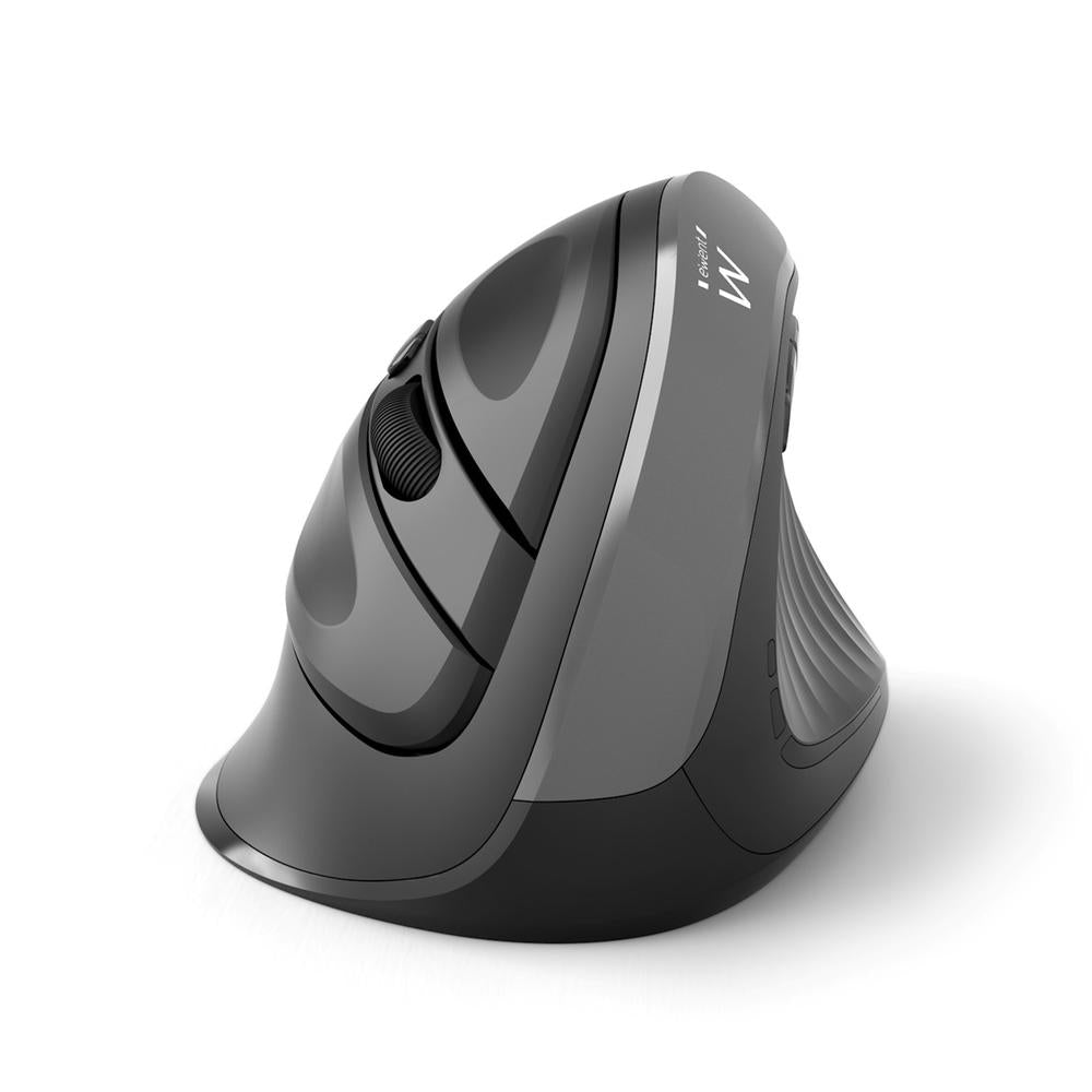 Raton Ergonomico Inalambrico Ewent EW3229 - Gris, 2400dpi
