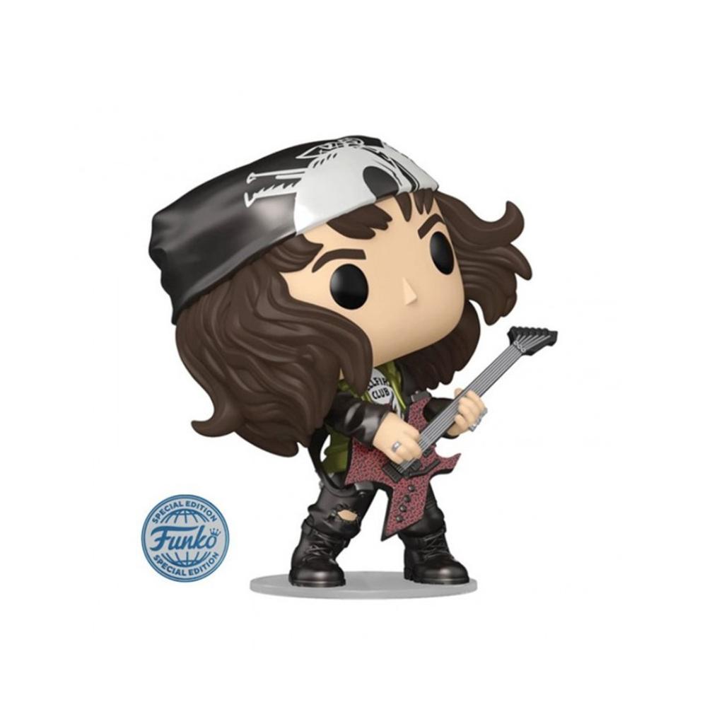 Funko Pop Eddie de Stranger Things con Guitarra - Efecto Metálico Exclusivo 1462