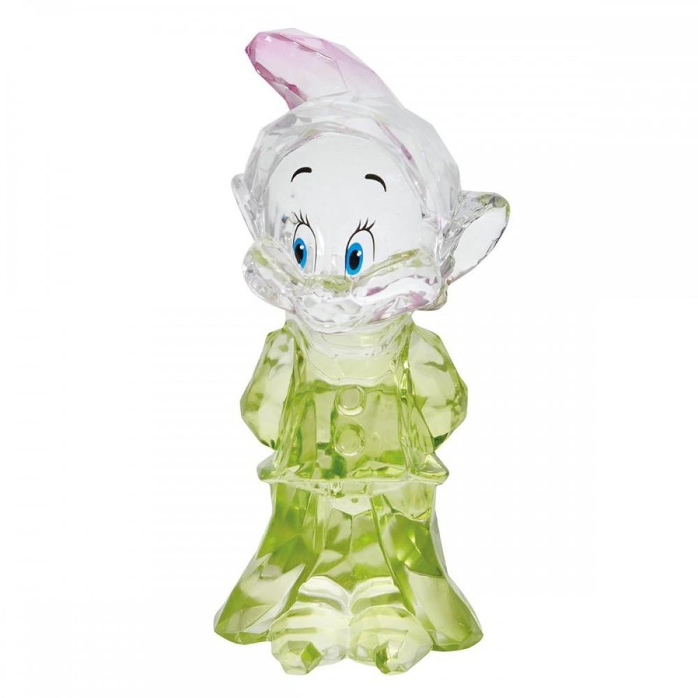 Figura Acrílica Dopey de Disney Facets - Efecto de Gema