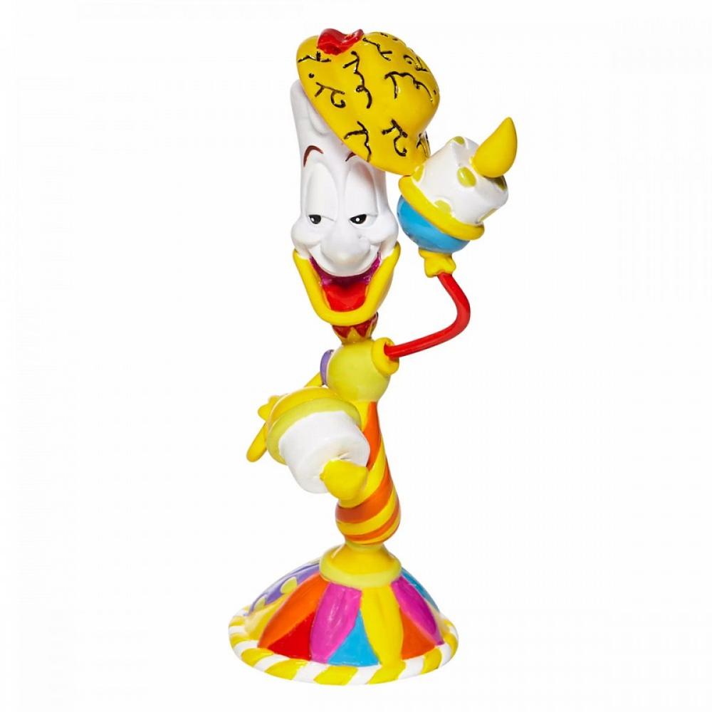 Figura Disney Enesco Lumière de La Bella y la Bestia por Romero Britto