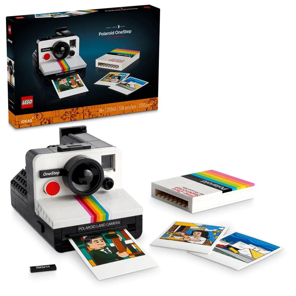 LEGO Cámara Polaroid OneStep SX-70 - Set Coleccionable para Adultos