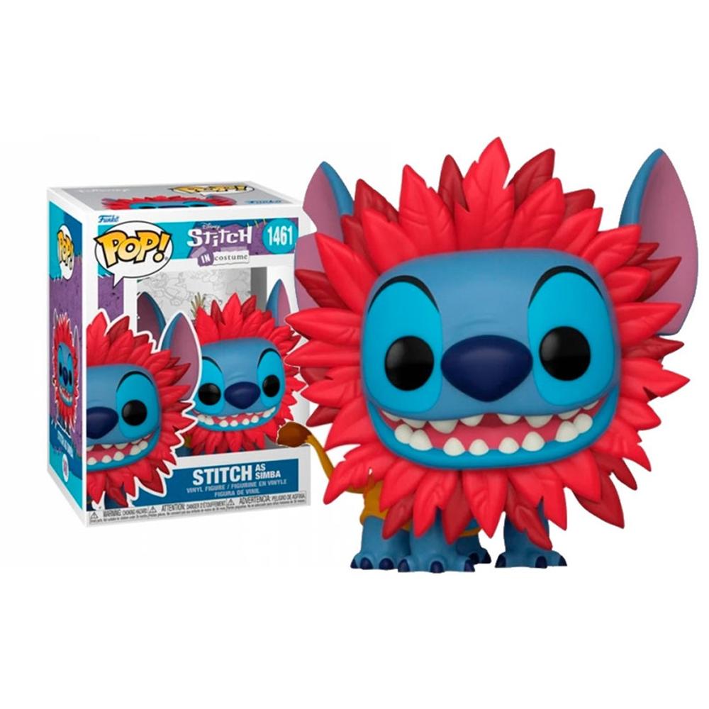 Funko Pop Disney: Stitch Disfrazado de Simba 9 cm