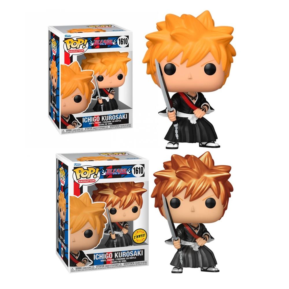 Funko Pop Animación Bleach Ichigo con Variante Chase Metálica 9 cm