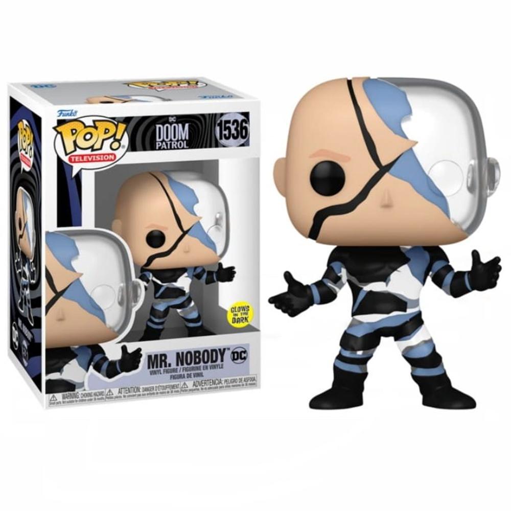 Funko Pop DC Comics Doom Patrol: Mr. Nobody (Brilla en la Oscuridad)