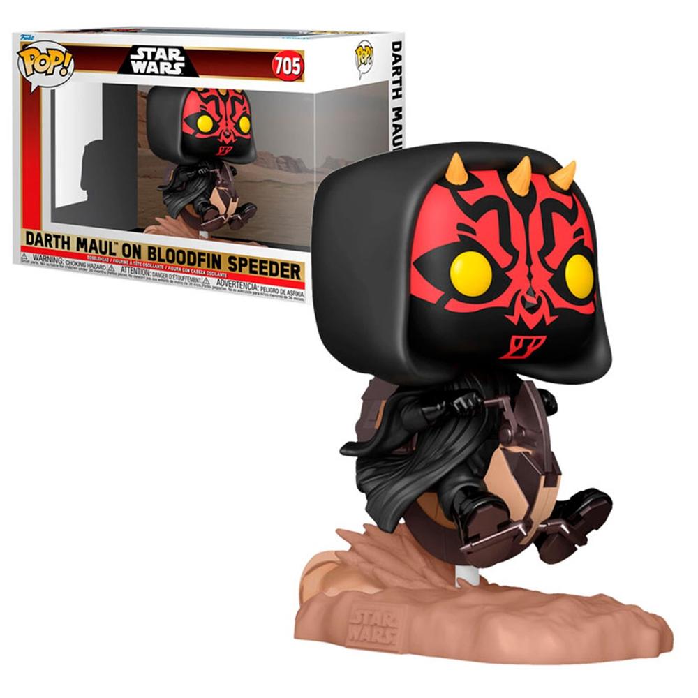 Funko Pop Deluxe Star Wars: Darth Maul con Aleta Sangrienta
