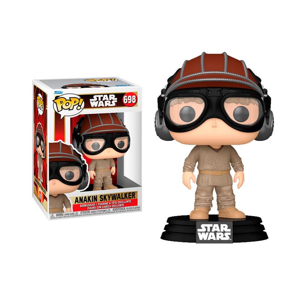 Funko Pop Anakin Skywalker con Casco - Star Wars: La Amenaza Fantasma