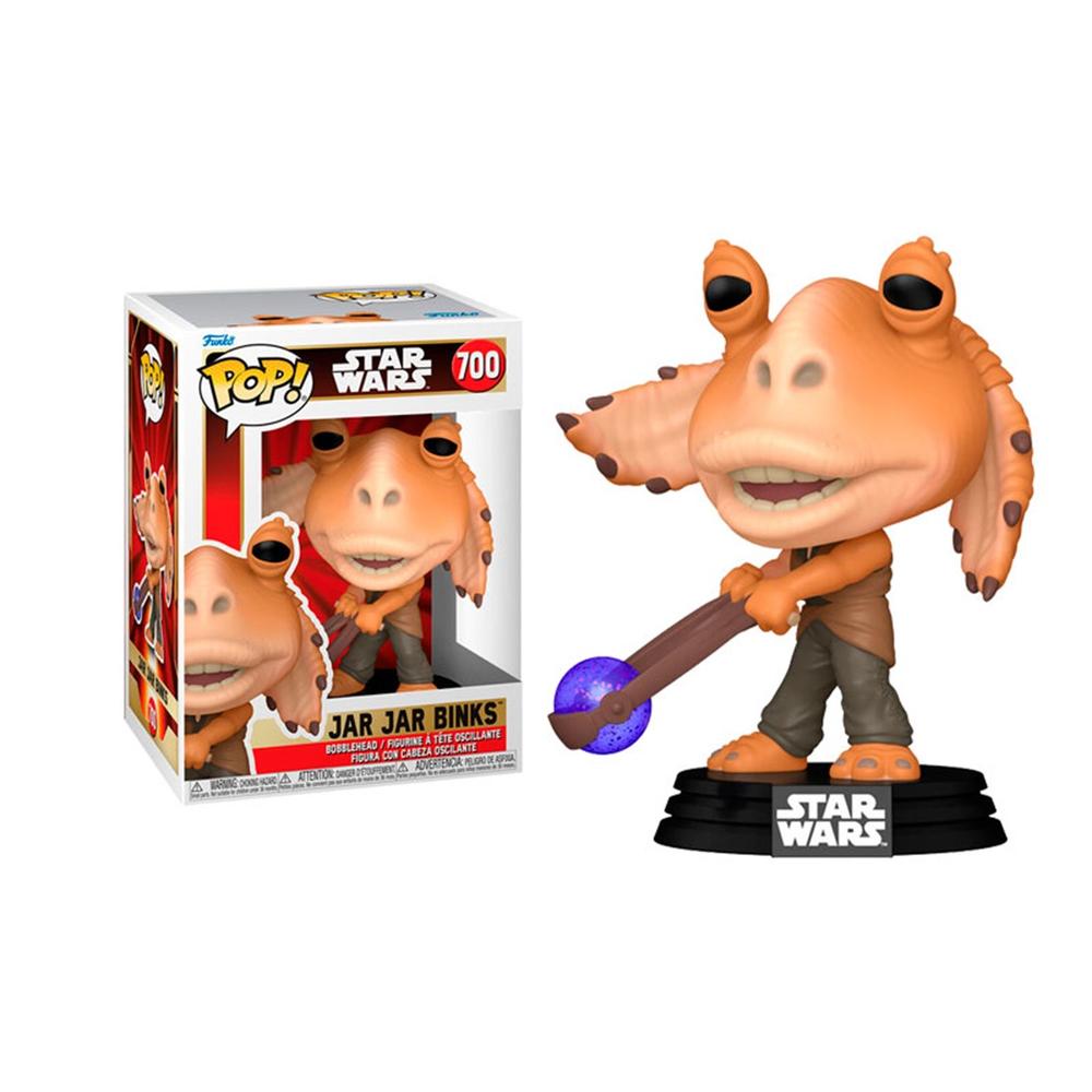 Funko Pop Jar Jar Binks con Booma Balls - Star Wars: La Amenaza Fantasma