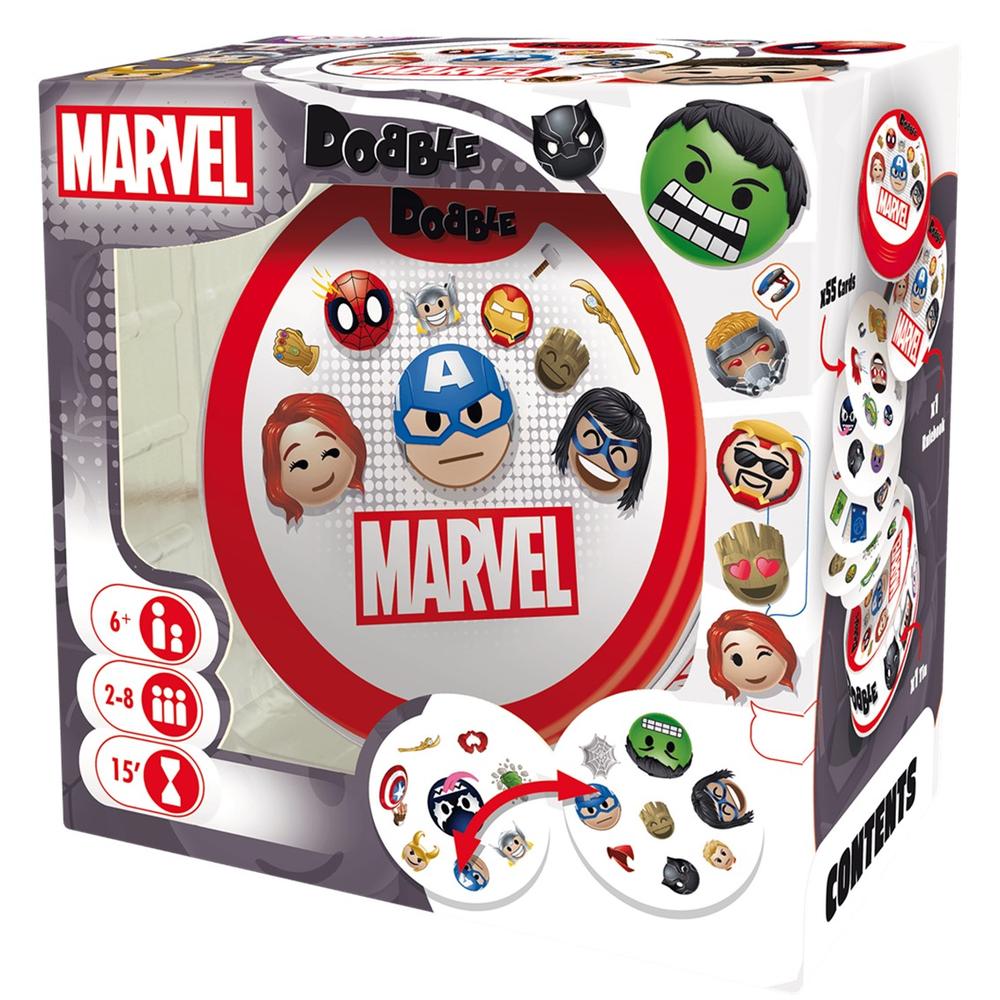 Dobble Marvel Emoji - Juego de mesa (+6 años) (Español - Portugués)