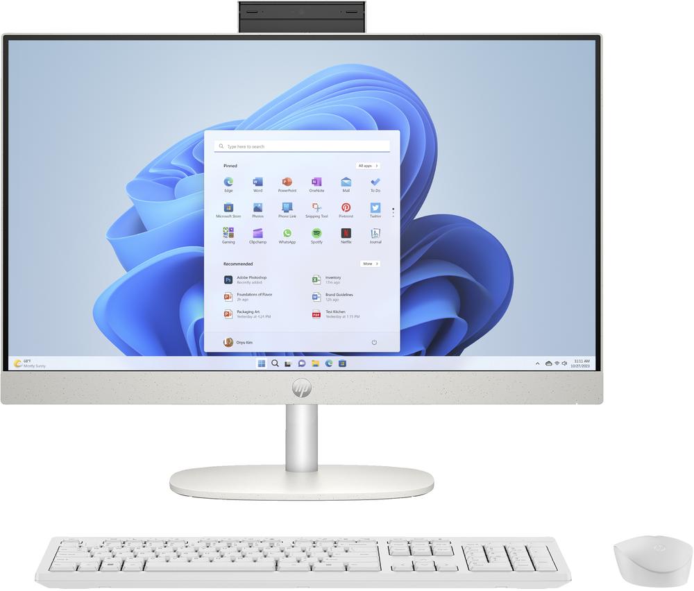 Ordenador All in One HP 24-cr0042ns 23.8" i3-1315U 8GB SSD 512GB W11 con Teclado y Ratón Inalámbricos
