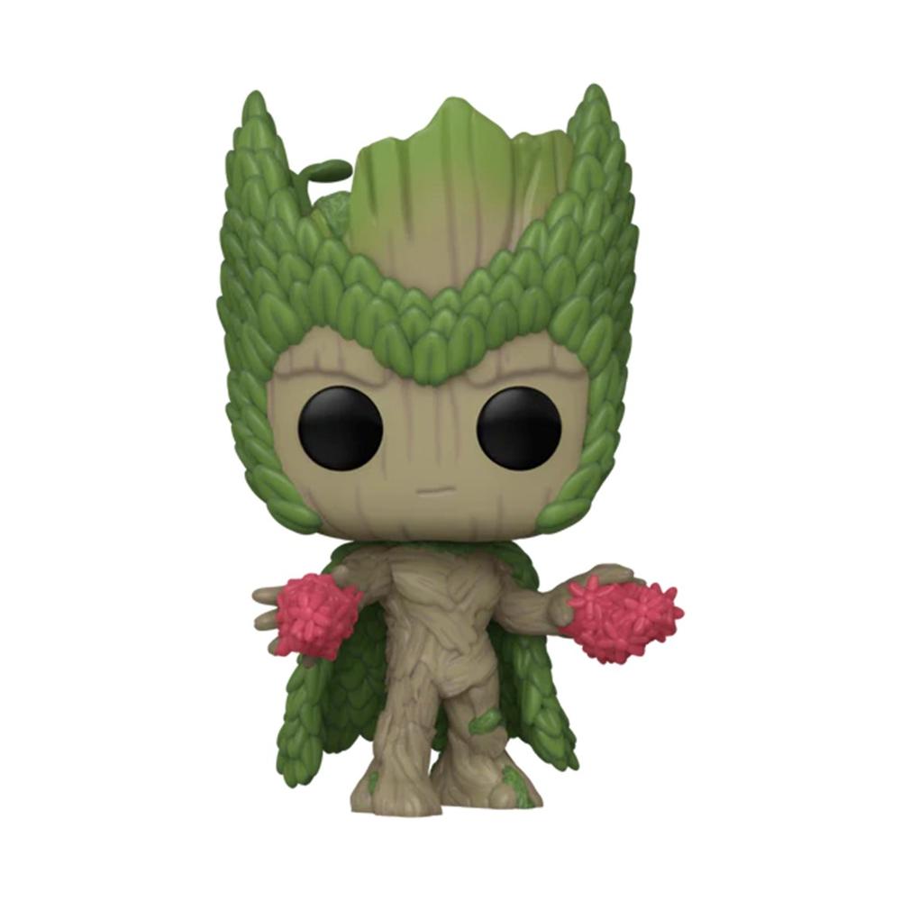 Funko Pop Marvel: Groot como Bruja Escarlata - We Are Groot 85º Aniversario