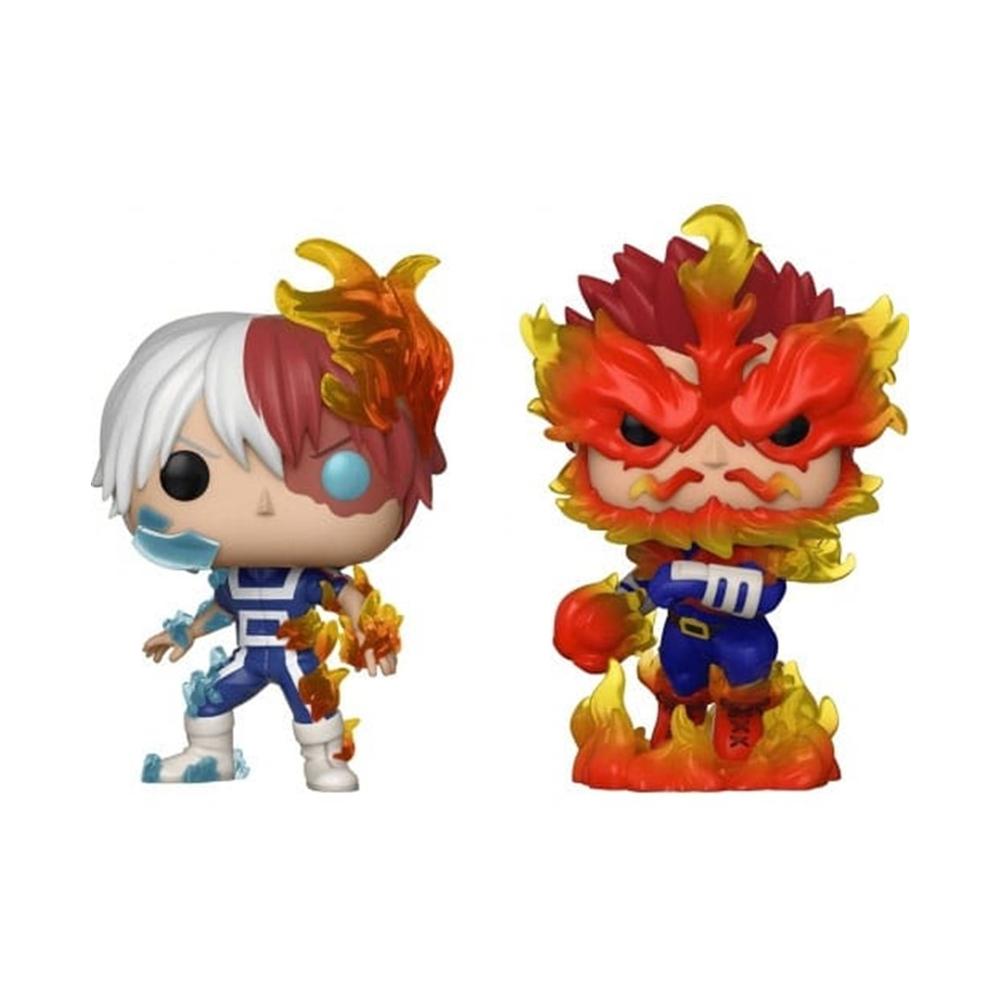 Pack de 2 Funko Pops My Hero Academia: Endeavor y Todoroki