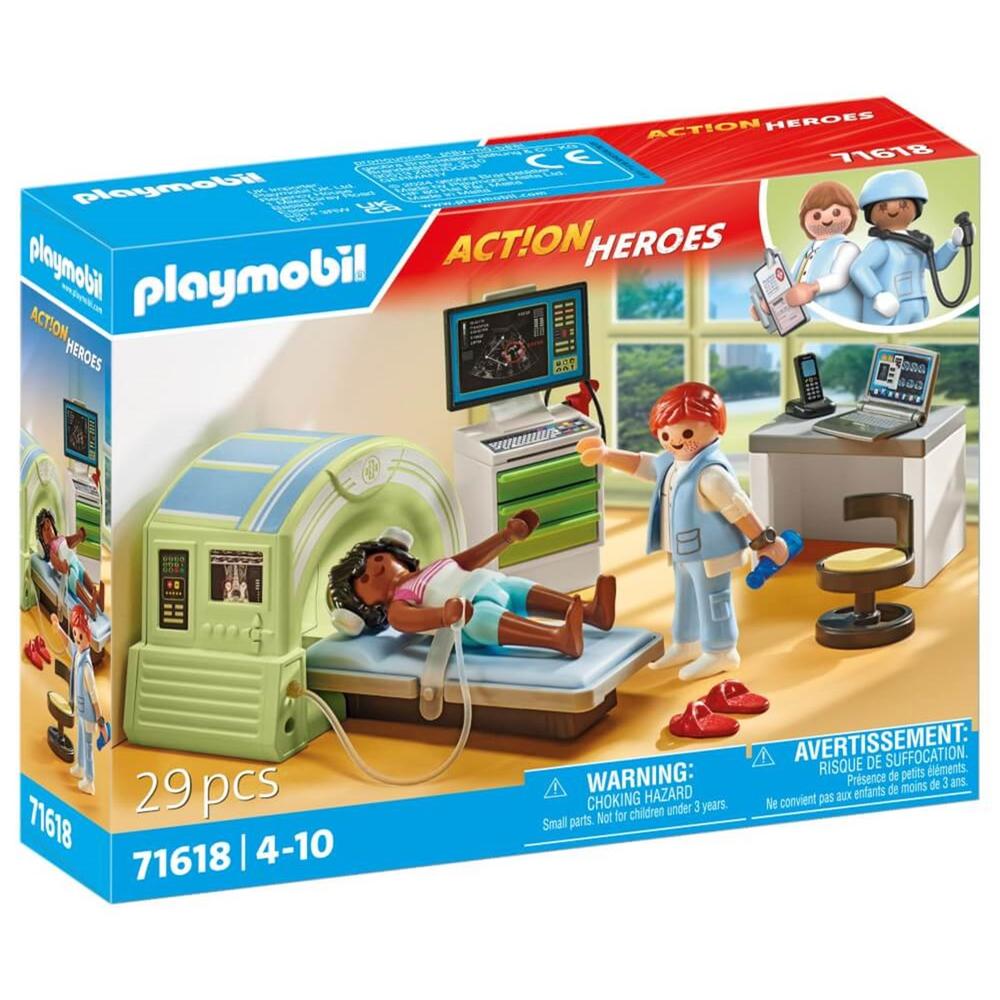 Playmobil Action Heroes: Set de Resonancia Magnética con Paciente