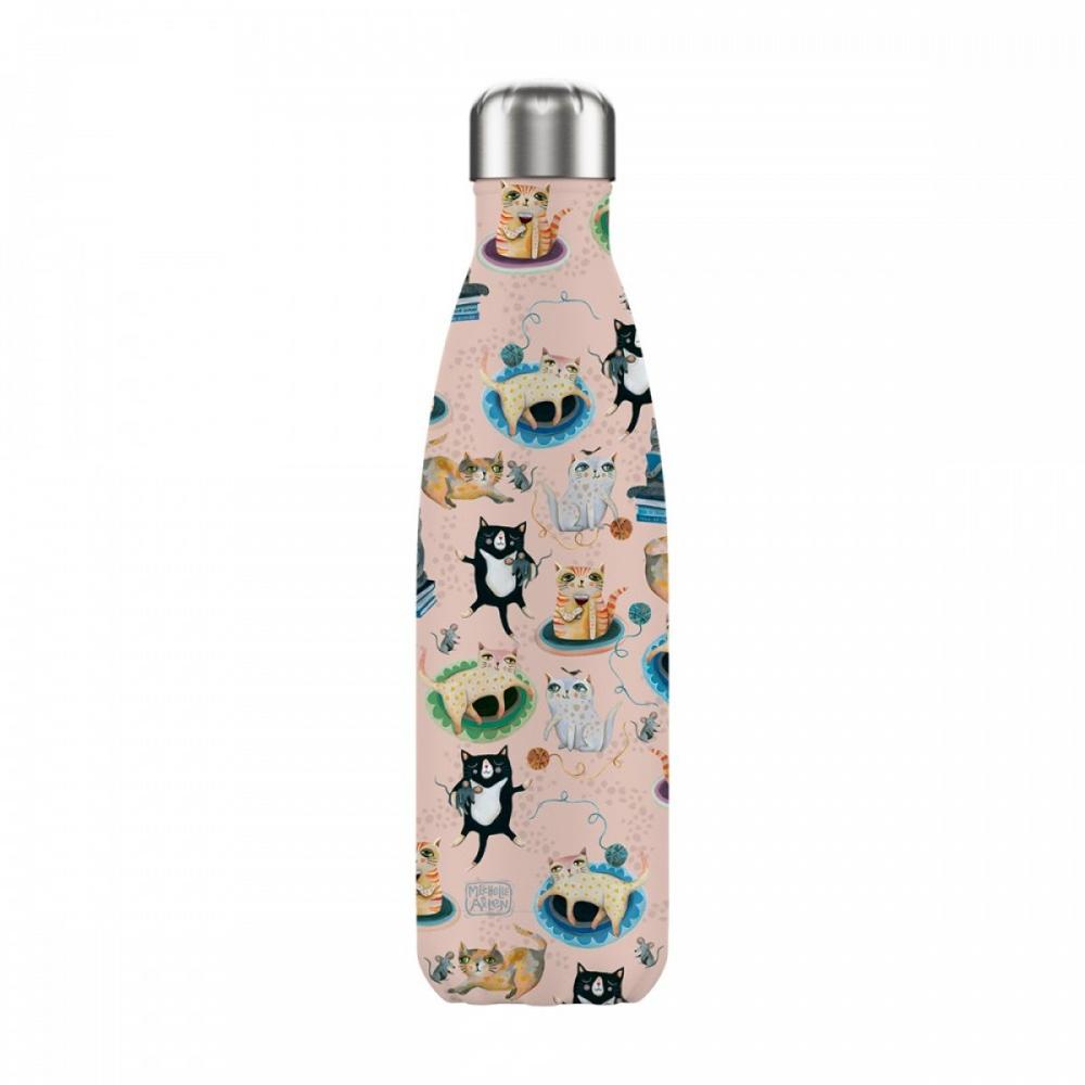 Botella Isotérmica Enesco Crazy Cats - 50cl, Estilo y Rendimiento