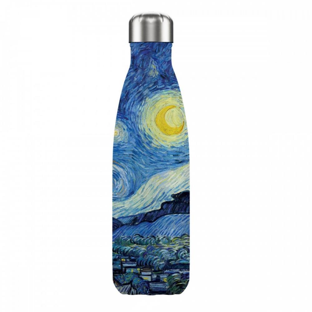 Botella Isotérmica Enesco "Noche Estrellada" de Acero Inoxidable 50 cl