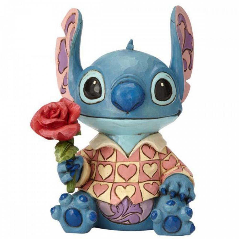Figura de colección Stitch de Jim Shore - Edición San Valentín