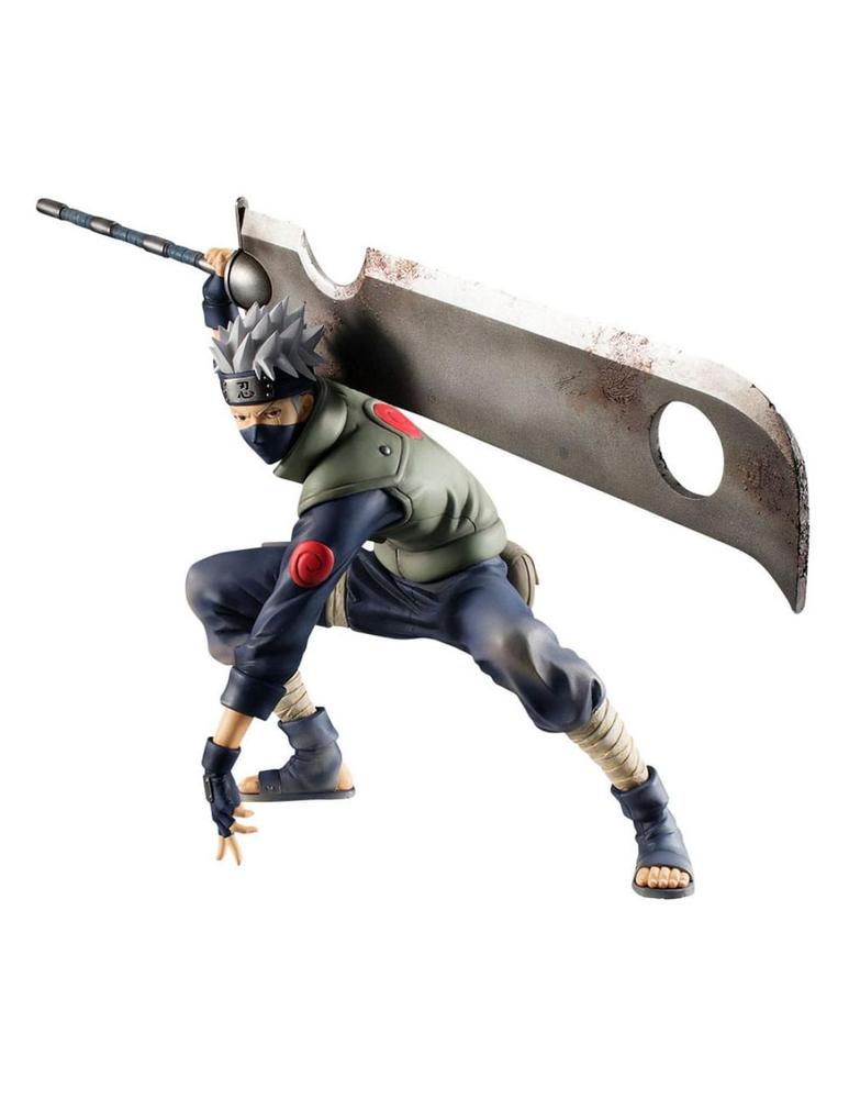 Figura Megahouse GEM de Kakashi Hatake - 15º Aniversario de Naruto y la Gran Guerra Ninja