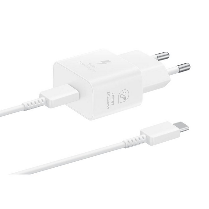 Cargador Samsung 25W USB Tipo C – Carga Súper Rápida con Cable de 1m