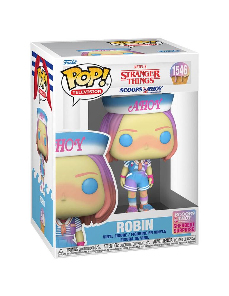 Figura de Vinilo Funko Pop Robin - Scoops Ahoy, Stranger Things