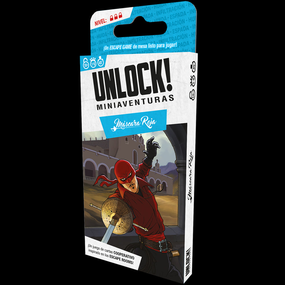 Unlock! Miniaventuras Máscara Roja - Juego de mesa (+10 años) (Español)