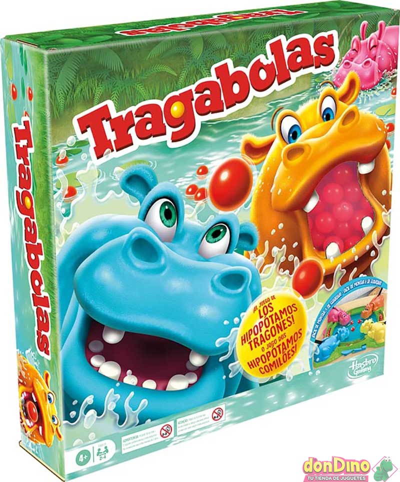 Tragabolas: Los Tipopótamos Tragones - Juego de mesa (+4 años)