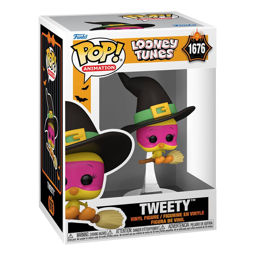 Funko Pop Halloween Tweety como Bruja en Escoba - Looney Tunes