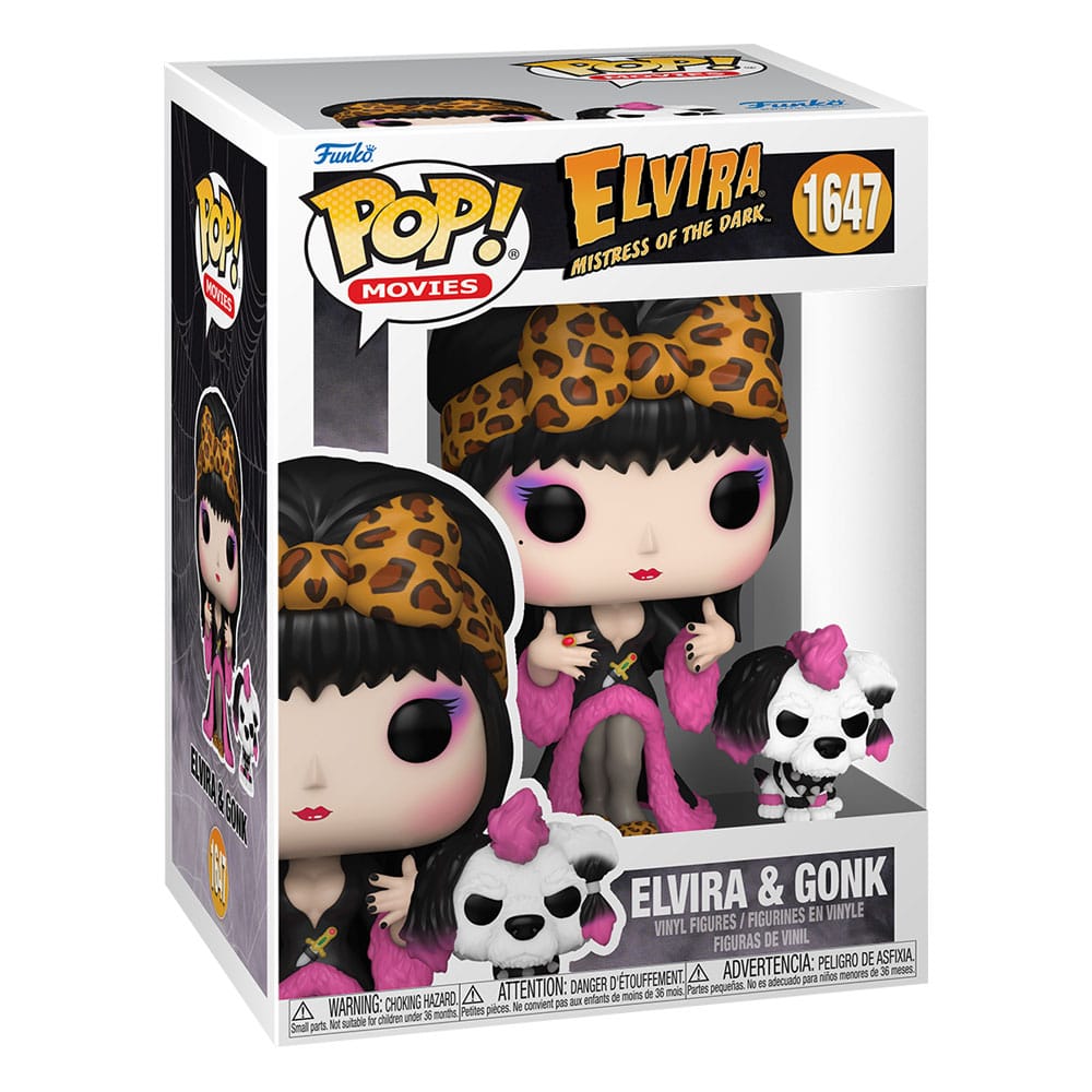 Funko Pop Elvira, Mistress of the Dark - Elvira & Gonk (9 cm)