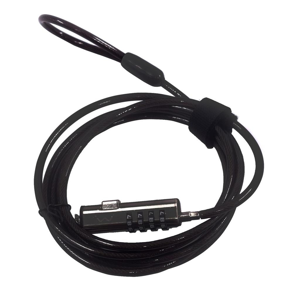 Cable de Seguridad Ewent para Portátil con Combinación de 4 Dígitos - 1.8m