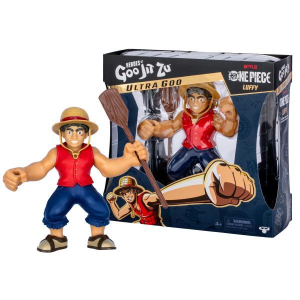 Figura Luffy Goo Jit Zu Supagoo - Aventura Expandible de Más de 20 cm
