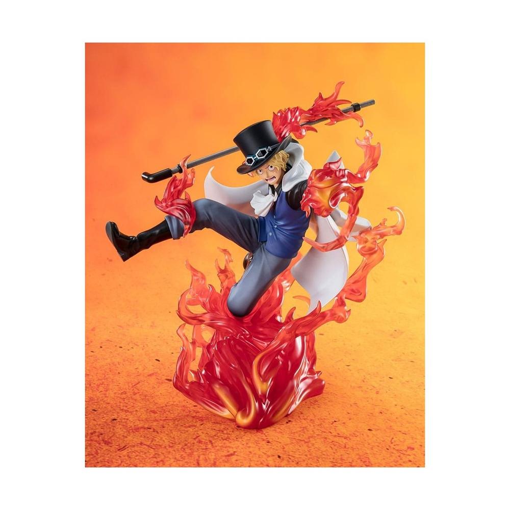 Figura Sabo Fire Fist Roock Check Ver. Extra Battle 19 cm - Figuarts Zero de Tamashii Nations