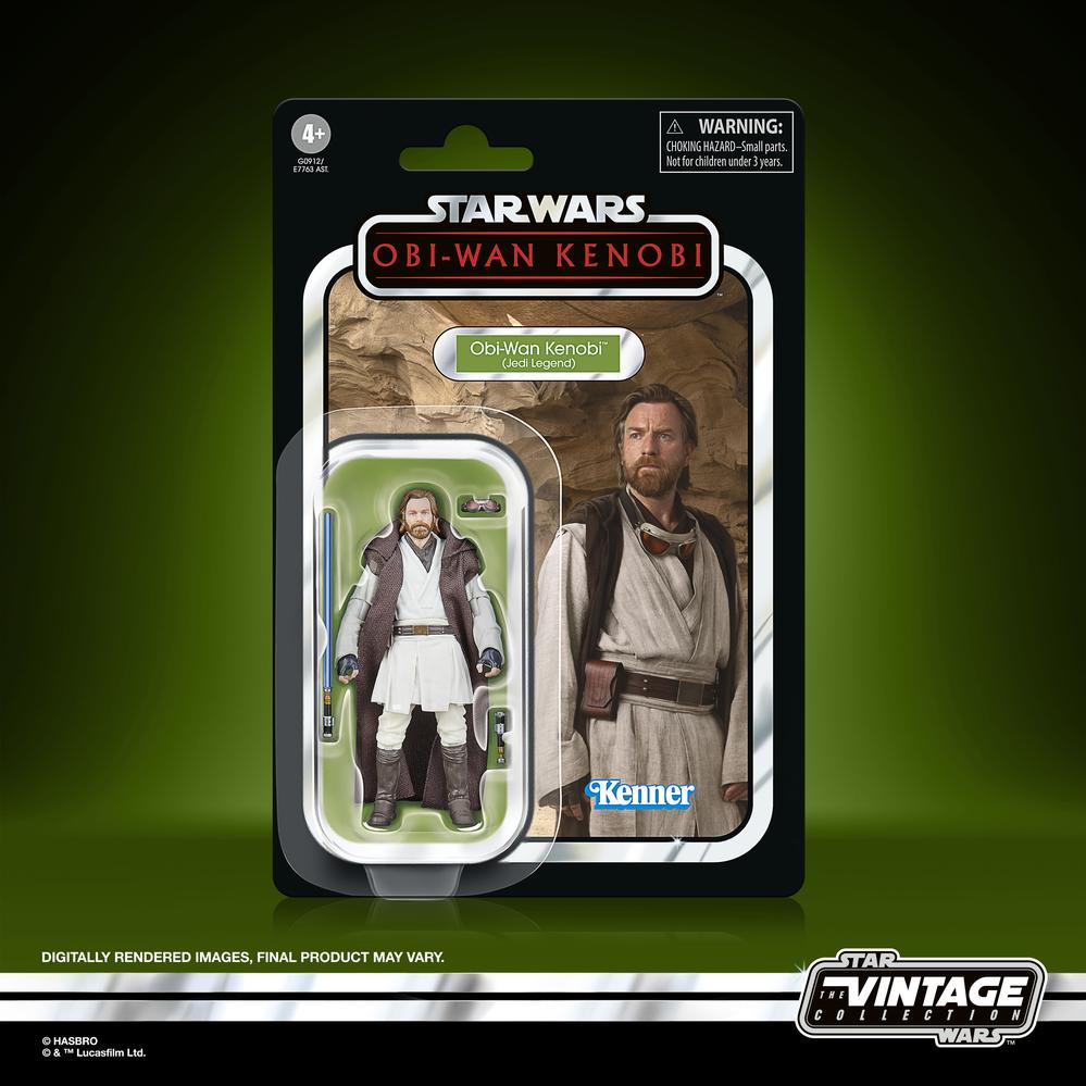Figura de Acción Obi-Wan Kenobi (Jedi Legend) - Vintage Collection de Hasbro