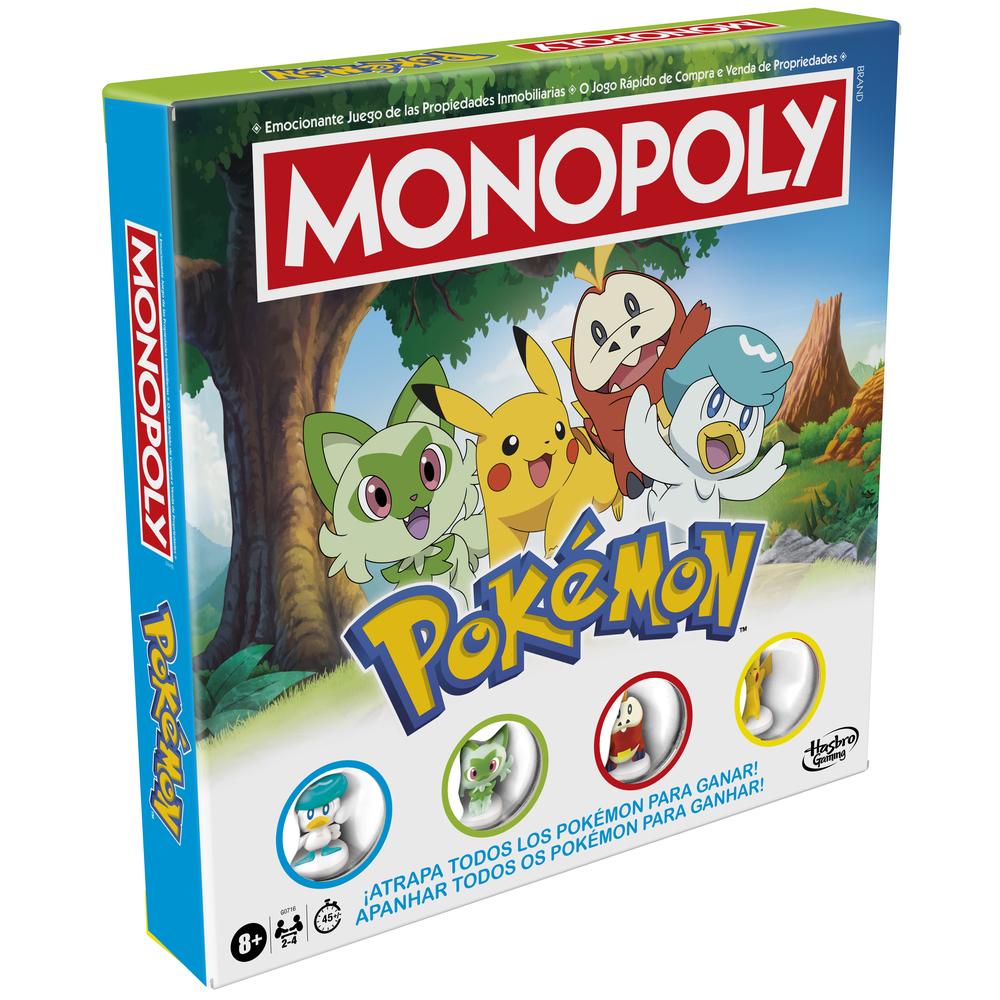 Monopoly Pokémon: ¡Atrapa Todos los Pokémon en esta Aventura!