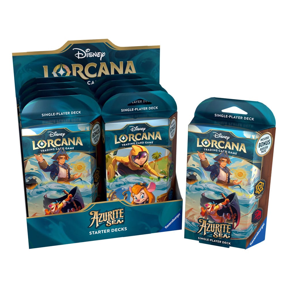 Mazo de Inicio Disney Lorcana TCG Azurite Sea - 60 Cartas en Inglés