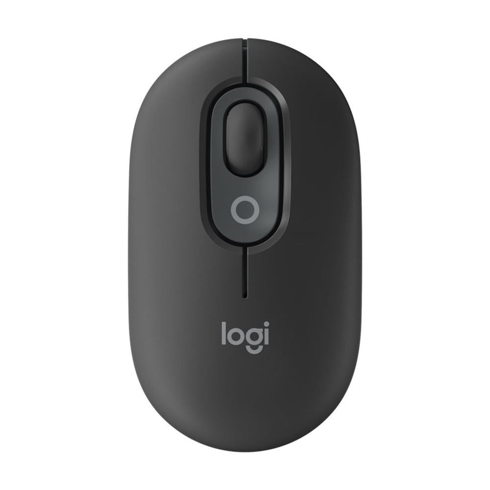 Ratón Inalámbrico Logitech Pop Mouse Grafito - Diseño Ergonómico y Versátil