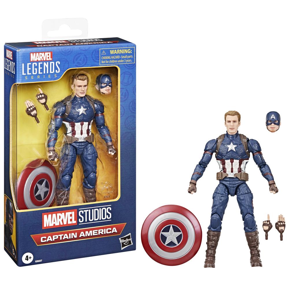 Figura de acción Capitán América Marvel Legends 15 cm - Hasbro