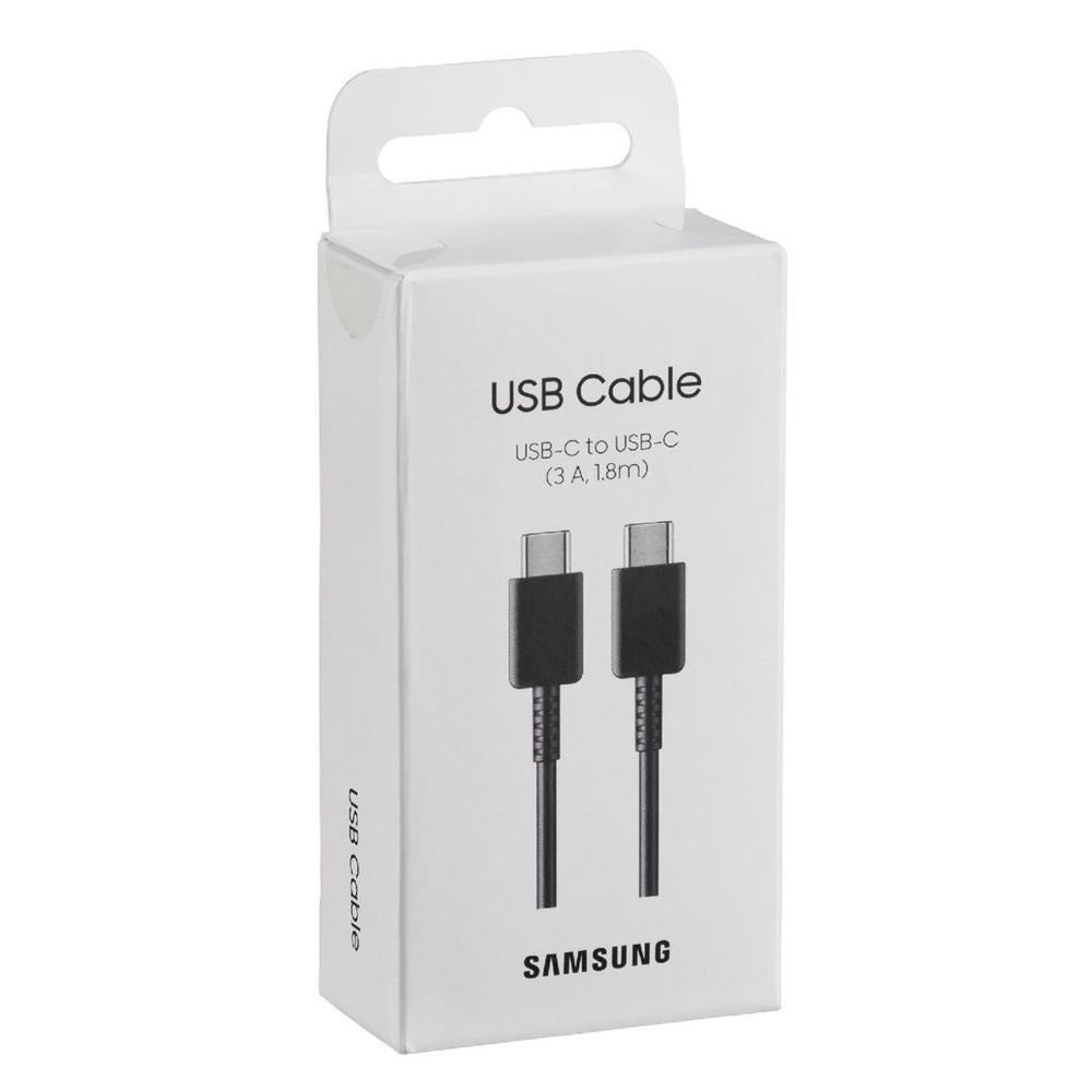 Cable samsung original ep - dx310jbegeu usb tipo c -  usb tipo c negro 1.8m
