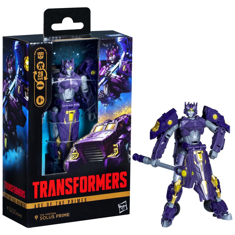 Figura de Acción Deluxe Class Solus Prime - Transformers Age of the Primes